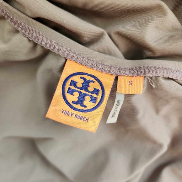 Tory Burch Nude One-Piece Halter Swim Suit - Picture 5 of 7